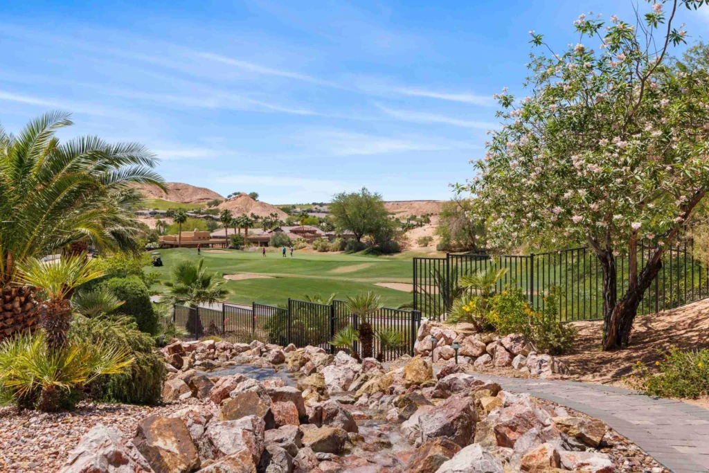 Backyard of 631 La Scala Dr, Mesquite, NV 89027