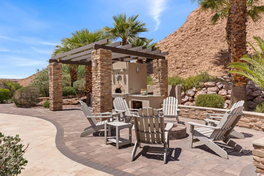 Backyard of 631 La Scala Dr, Mesquite, NV 89027