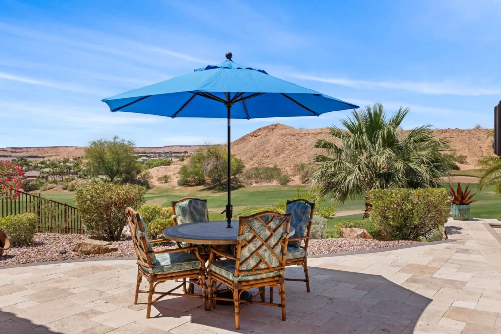 Backyard of 631 La Scala Dr, Mesquite, NV 89027