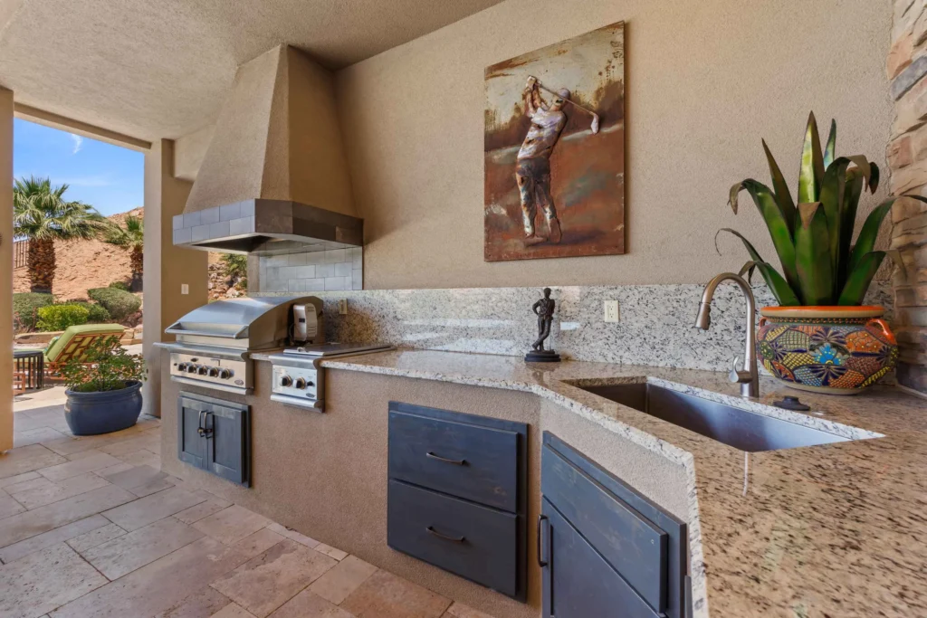 Backyard of 631 La Scala Dr, Mesquite, NV 89027